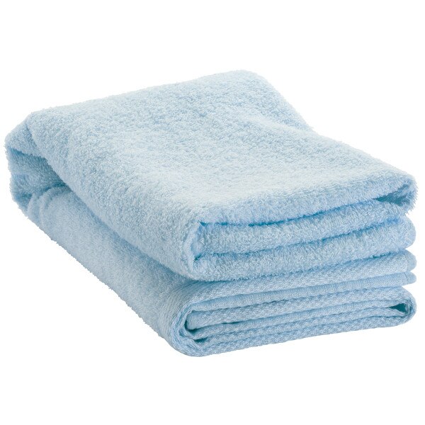 Butterfly Sarafuwari Towel - Blue - Folded